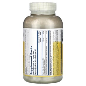 Thành phần vi chất của Solaray Calcium Citrate with Vitamin D-3 250 mg 240 VegCaps 076280131765