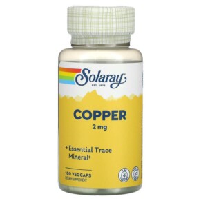 Thực phẩm chức năng Solaray Copper 2 mg 100 VegCaps 076280459319