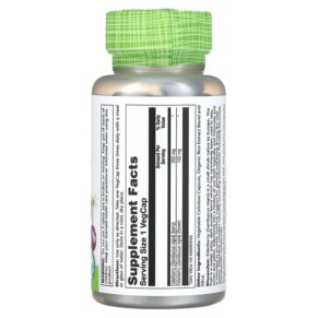 Thành phần vi chất của Solaray Elderberry 450 mg 100 VegCaps 076280124453