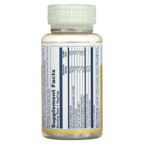 Thành phần vi chất của Solaray Freeze Dried Thyroid Caps 60 VegCaps 076280052107