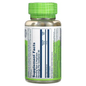 Thành phần vi chất của Solaray Ginger 550 mg 100 VegCaps 076280013009