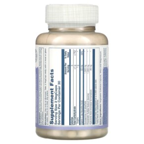 Thành phần vi chất của Solaray Glucosamine Chondroitin Hyaluronic Acid 90 VegCaps 076280081589