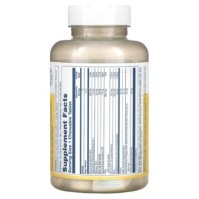 Thành phần vi chất của Solaray High Potency Vitamin B-Complex Chewable Natural Strawberry 50 Tablets 076280042658