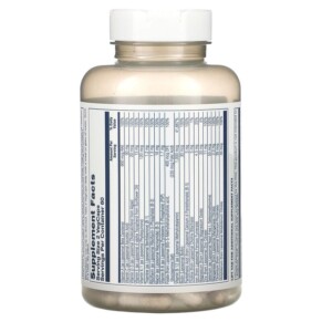Thành phần vi chất của Solaray High Potency Women's 50+ Liposomal Multivitamin 120 VegCaps 076280154832