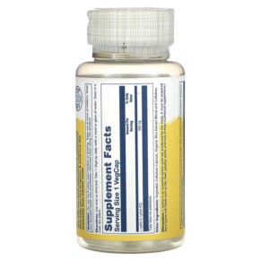Thành phần vi chất của Solaray L-Lysine 500 mg 60 VegCaps 076280049404