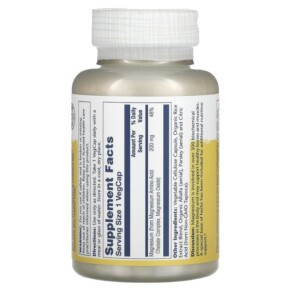 Thành phần vi chất của Solaray Magnesium 200 mg 100 VegCaps 076280046304