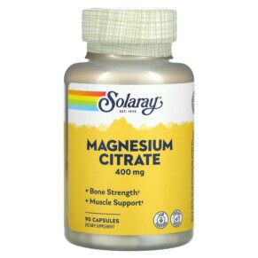 Thực phẩm chức năng Solaray Magnesium Citrate 133 mg 90 Capsules 076280463019