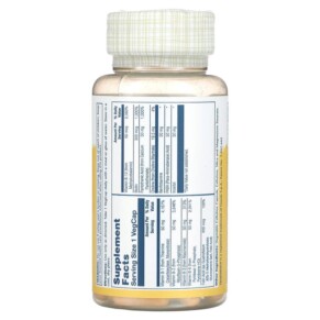 Thành phần vi chất của Solaray Methyl B-Complex 50 60 VegCaps 076280599121