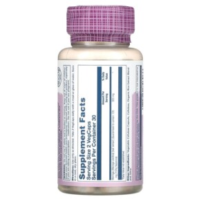 Thành phần vi chất của Solaray Moringa 450 mg 60 Vegcaps 076280846966