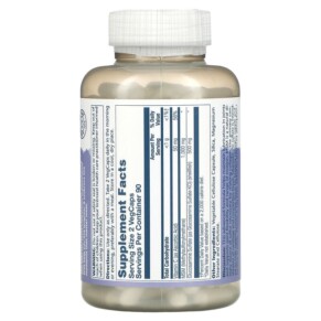 Thành phần vi chất của Solaray MSM & Glucosamine 180 VegCaps 076280008562