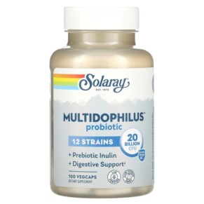Thực phẩm chức năng Solaray Multidophilus Probiotic 20 Billion CFU 100 VegCaps 076280493009