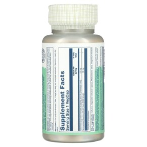 Thành phần vi chất của Solaray Nattokinase Serrapeptase Enteric Coated 30 VegCaps 076280937145