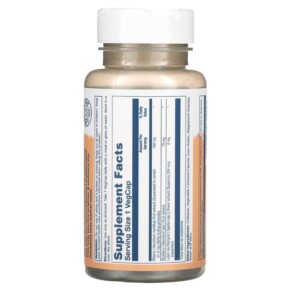 Thành phần vi chất của Solaray Once Daily Bilberry & Lutein 30 VegCaps 076280031157