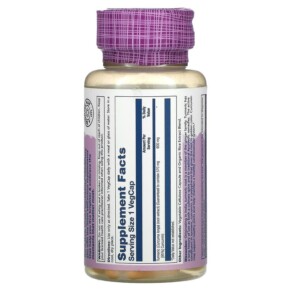 Thành phần vi chất của Solaray Once Daily Turmeric 570 mg 60 VegCaps 076280186628