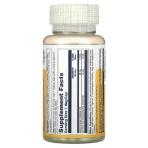 Thành phần vi chất của Solaray Optizinc 30 mg 60 VegCaps 076280047073