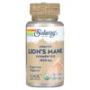 Thực phẩm chức năng Solaray Organic Fermented Lion's Mane 500 mg 60 Organic Capsules 076280719833