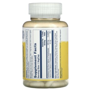 Thành phần vi chất của Solaray Pantothenic Acid 500 mg 100 VegCaps 076280043808