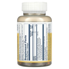 Thành phần vi chất của Solaray Pumpkin Seed Oil 1.000 mg 90 Softgels 076280107272