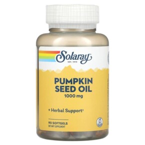 Thực phẩm chức năng Solaray Pumpkin Seed Oil 1.000 mg 90 Softgels 076280107272