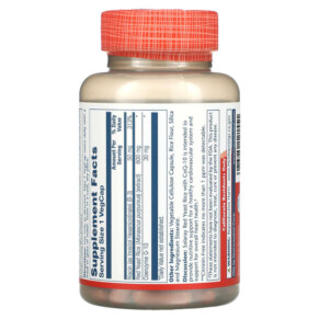 Thành phần vi chất của Solaray Red Yeast Rice CoQ-10 90 VegCaps 076280121551