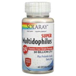 Thực phẩm chức năng Solaray Super Multidophilus 15 Billion CFU 60 Enteric Vegcaps 076280905786