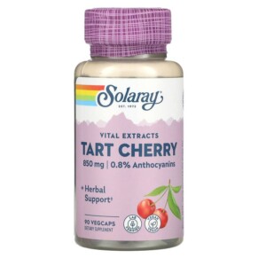 Thực phẩm chức năng Solaray Tart Cherry 850 mg 90 VegCaps 076280033557