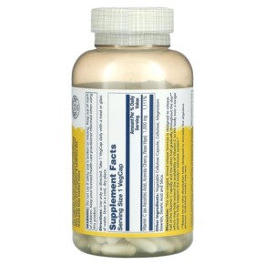 Solaray Timed Release Vitamin C with Rose Hips & Acerola 1.000 mg 250 VegCaps 3 Thành phần vi chất của Solaray Timed Release Vitamin C with Rose Hips & Acerola 1.000 mg 250 VegCaps 076280044515