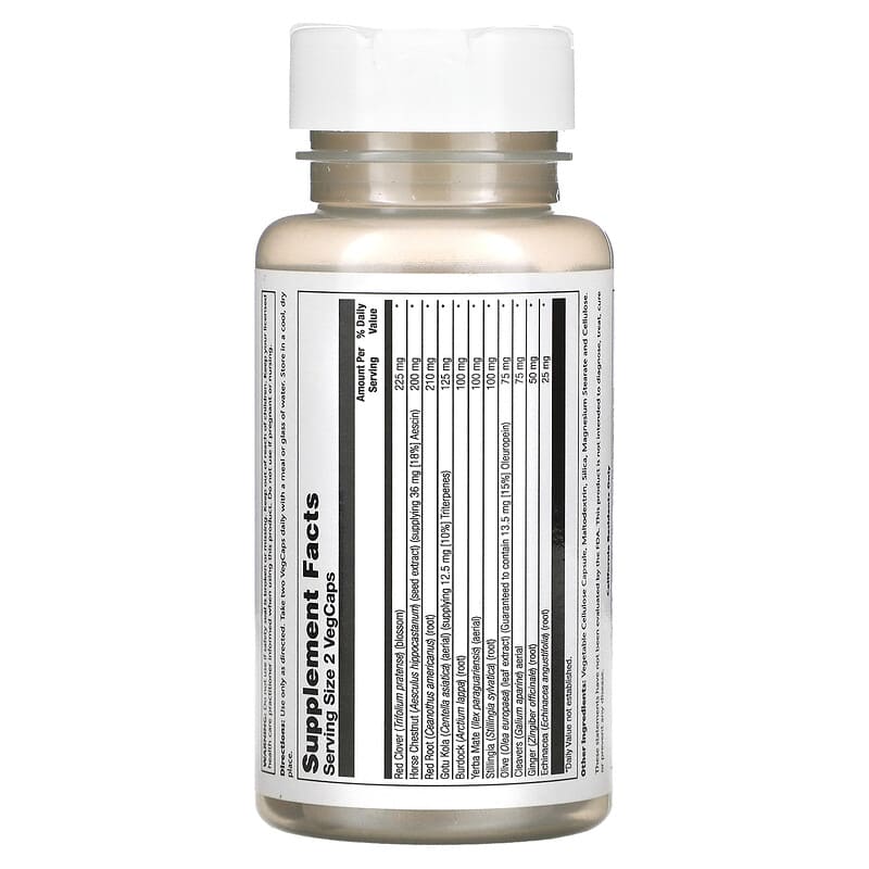 Solaray Total Cleanse Lymph 60 Vegetarian Capsules 2 Thành phần vi chất của Solaray Total Cleanse Lymph 60 Vegetarian Capsules 076280083330