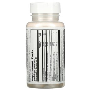 Thành phần vi chất của Solaray Total Cleanse Uric Acid 60 Vegetarian Capsules 076280350074