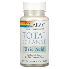 Thực phẩm chức năng Solaray Total Cleanse Uric Acid 60 Vegetarian Capsules 076280350074