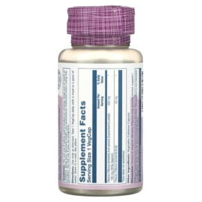 Thành phần vi chất của Solaray Tribulus 450 mg 60 VegCaps 076280037975