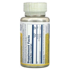 Thành phần vi chất của Solaray Vitamin B-12 with Folic Acid Natural Cherry 1.000 mcg 90 Lozenges 076280043457