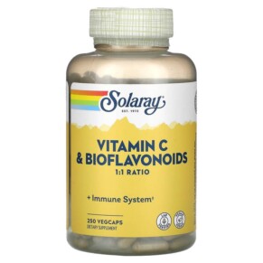 Thực phẩm chức năng Solaray Vitamin C & Bioflavonoids 250 VegCaps 076280044331