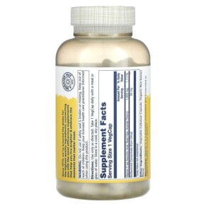 Thành phần vi chất của Solaray Vitamin C with Bioflavonoid Concentrate 1.000 mg 250 VegCaps 076280044416