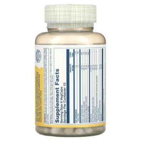 Thành phần vi chất của Solaray Yeast-Cleanse 90 VegCaps 076280081329