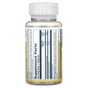 Thành phần vi chất của Solaray Zinc 50 mg 100 VegCaps 076280047103