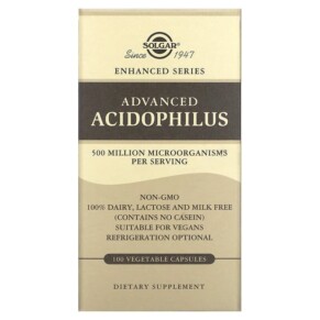 Thực phẩm chức năng Solgar Advanced Acidophilus 100 Vegetable Capsules 033984000186