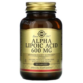 Thực phẩm chức năng Solgar Alpha Lipoic Acid 600 mg 50 Tablets 033984000544