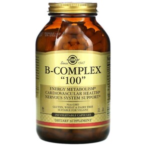 Thực phẩm chức năng Solgar B-Complex "100" 250 Vegetable Capsules 033984011519