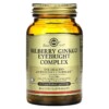 Thực phẩm chức năng Solgar Bilberry Ginkgo Eyebright Complex 60 Vegetable Capsules 033984003156