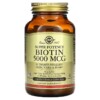 Thực phẩm chức năng Solgar Biotin 5.000 mcg 100 Vegetable Capsules 033984003149