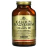 Thực phẩm chức năng Solgar Calcium Magnesium with Vitamin D3 300 Tablets 033984005198