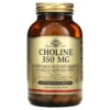 Solgar Choline 350 mg 100 Vegetable Capsule 4 Thực phẩm chức năng Solgar Choline 350 mg 100 Vegetable Capsule 033984008304