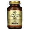 Thực phẩm chức năng Solgar Cinnamon Alpha Lipoic Acid 60 Tablets 033984008786