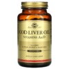 Solgar Cod Liver Oil Vitamins A & D 250 Softgels 4 Thực phẩm chức năng Solgar Cod Liver Oil Vitamins A & D 250 Softgels 033984009417