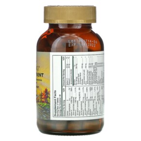 Thành phần vi chất của Solgar Earth Source Multi-Nutrient Providing Whole Food Concentrates 90 Tablets 033984591929