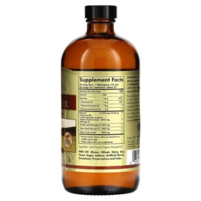 Thành phần vi chất của Solgar Earth Source Organic Flaxseed Oil 16 fl oz (473 ml) 033984011328