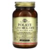Thực phẩm chức năng Solgar Folate 1.333 mcg DFE 250 Tablets 033984011014