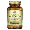 Thực phẩm chức năng Solgar Folate 666 mcg DFE 100 Tablets 033984019416