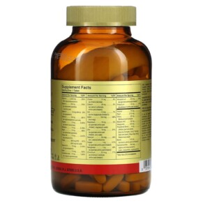 Thành phần vi chất của Solgar Formula VM-75 250 Tablets 033984303904